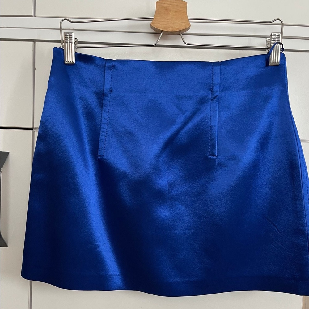 Zara Blue Mini Skirt